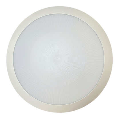 Plafoniere PLAFONIERA ALYCE BIANCA/NERA IN PLASTICA ANTI UV ANTINCENDIO CON ALLOGGIO PER SENSORE NON INCLUSO IP65 330X90MM 1XE27
