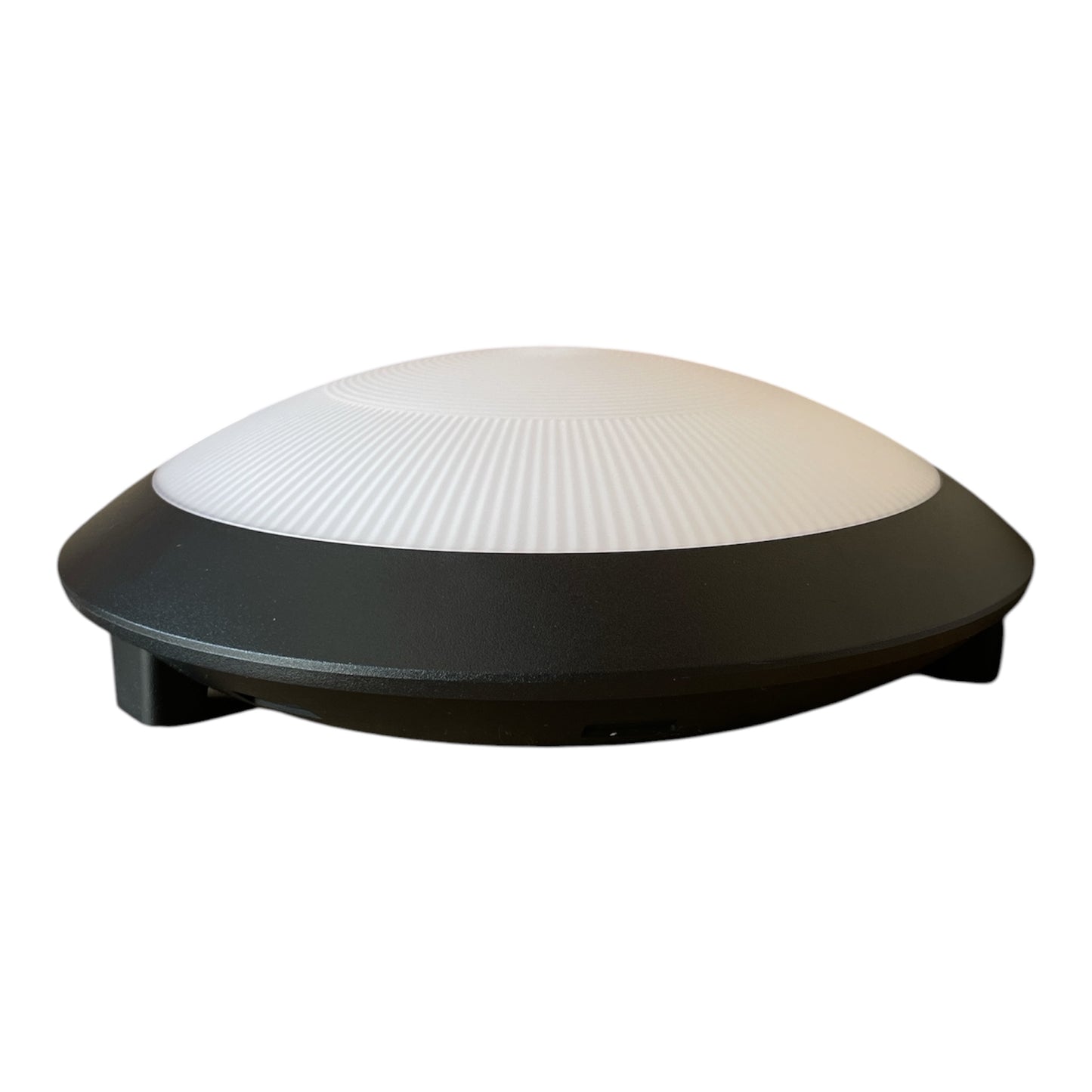 Plafoniere PLAFONIERA ALYCE BIANCA/NERA IN PLASTICA ANTI UV ANTINCENDIO CON ALLOGGIO PER SENSORE NON INCLUSO IP65 330X90MM 1XE27