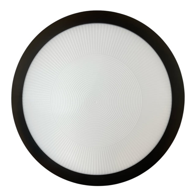 Plafoniere PLAFONIERA ALYCE BIANCA/NERA IN PLASTICA ANTI UV ANTINCENDIO CON ALLOGGIO PER SENSORE NON INCLUSO IP65 330X90MM 1XE27