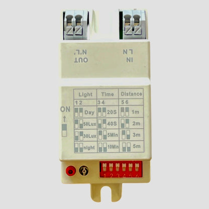 Plafoniere PLAFONIERA ALYCE BIANCA/NERA IN PLASTICA ANTI UV ANTINCENDIO CON ALLOGGIO PER SENSORE NON INCLUSO IP65 330X90MM 1XE27
