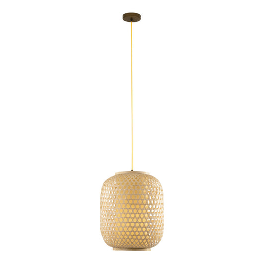 Lampadario a sospensione ZEN in bambù naturale 30 cm. 1XE27 30X30X120CM I-ZEN-S-S