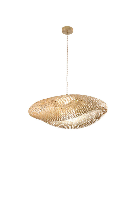 FANEUROPE SOSPENSIONE KAYAK IN BAMBOO 1XE27 MAX 60W IP20 68X47XH21CM I-KAYAK-S68