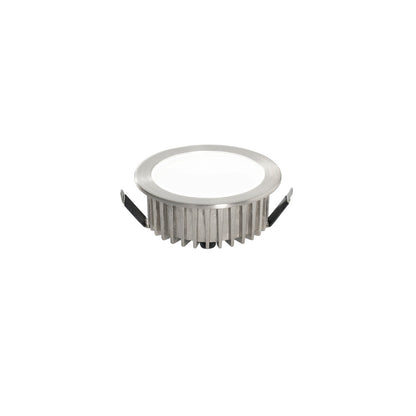 Faretto ad incasso LED FUSION in alluminio nichel con driver integrato 5W 4000K (luce naturale) (Copia)