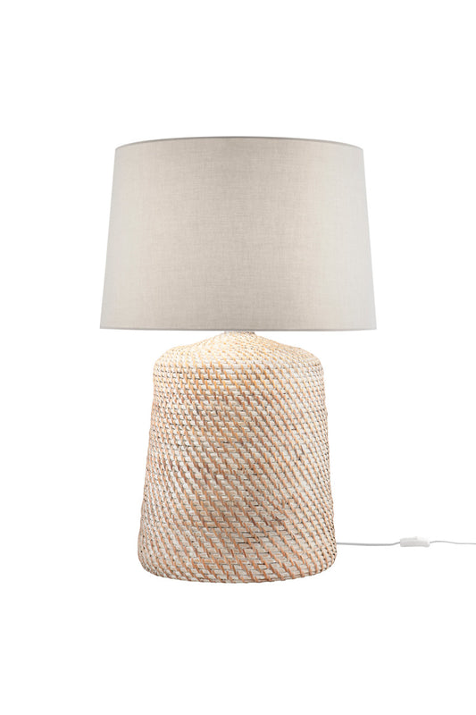 FANEUROPE LAMPADA DA TAVOLO IN RATTAN THONET 23X23X37CM I-THONET-L