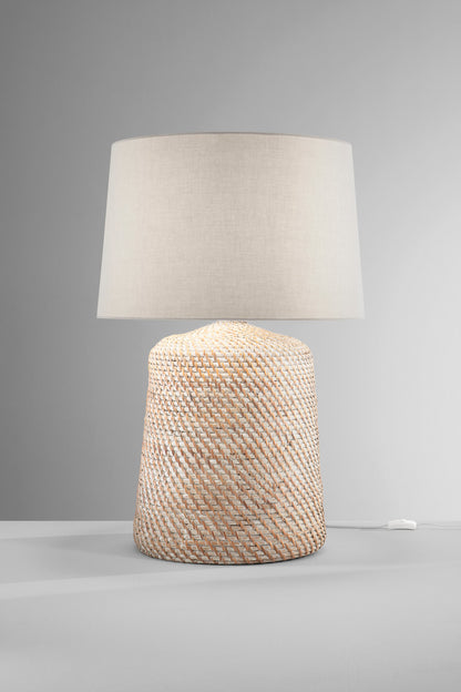 FANEUROPE LAMPADA DA TAVOLO IN RATTAN THONET 23X23X37CM I-THONET-L
