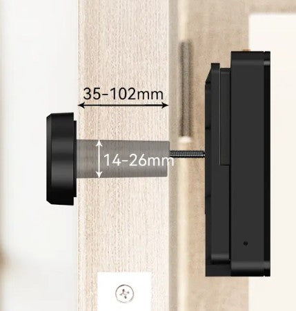 Imou Telecamera spioncino video Wi-Fi VD1 5MP con schermo interno 4,3" per porta