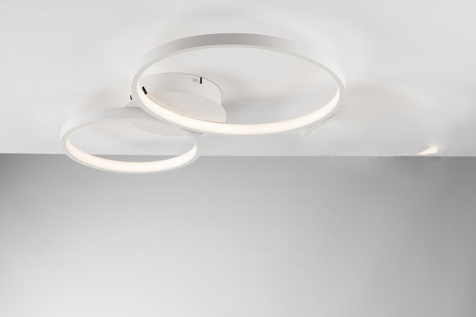 PLAFONIERA LED FANEUROPE FREDY BIANCO 30W 4370LM CCT 60X35 4X6 1CM LED-FREDY-PL2