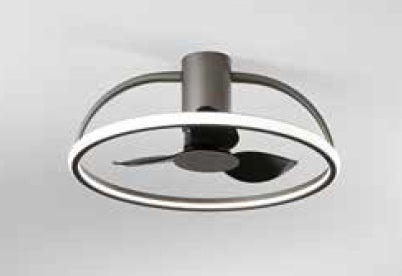 FANEUROPE Plafoniera led grigia con ventilatore d. 60 cm luce 3cct 3000k/4000k/6500k 40w 5250lm LED-HADLEY-NER (Copia)