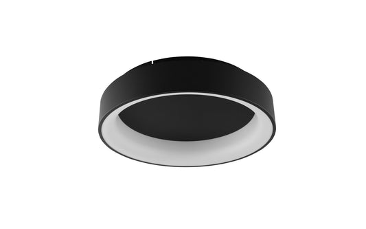 PLAFONIERA LED FANEUROPE NOAH NERA 2 MISURE 60W 8000LM  60X60X13CM - 40W 5600LM 45X45X13CM LED-NOAH-NERO
