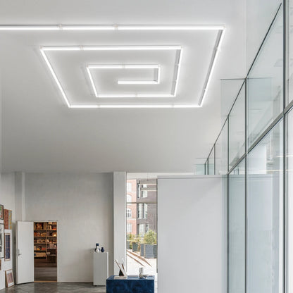 Barra led shape bianco in policarbonato  18w 1800lm 6500K - 2400LM 4000K 117x5cm LEDBAR-SHAPE-117