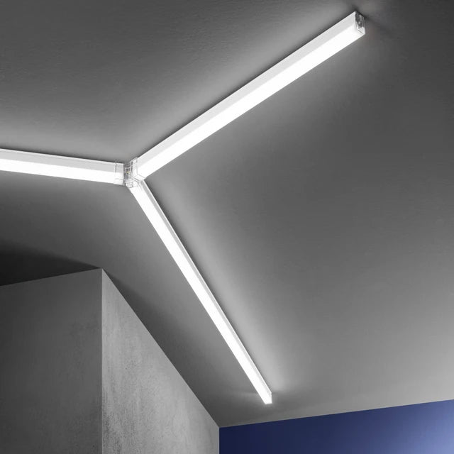 Barra led shape bianco in policarbonato  18w 1800lm 6500K - 2400LM 4000K 117x5cm LEDBAR-SHAPE-117