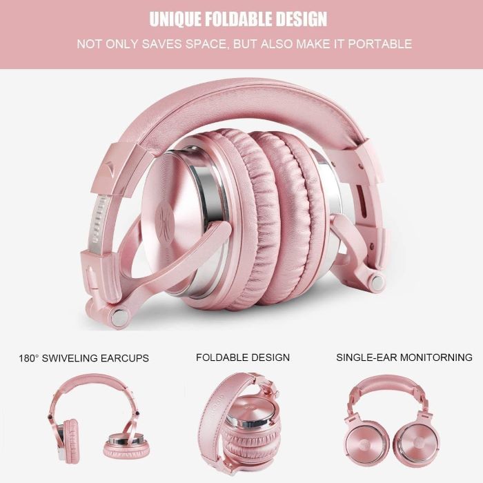 Cuffie con filo Rosa OneOdio Studio Pro 10 Hi-Res c/ Shareporte e Microfono ONEOP10120P