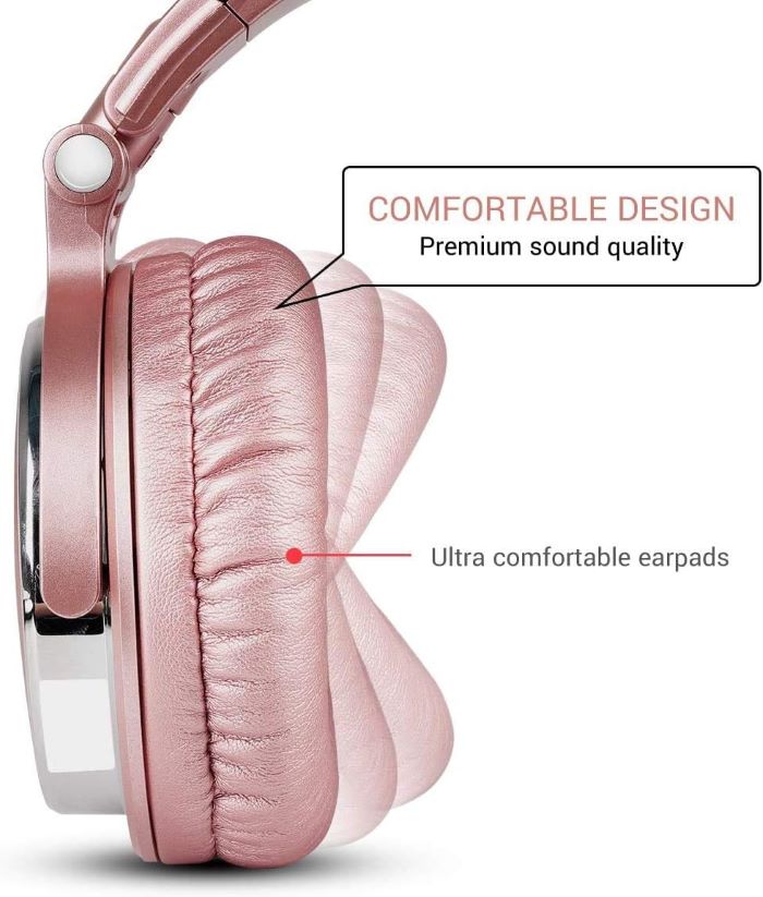 Cuffie con filo Rosa OneOdio Studio Pro 10 Hi-Res c/ Shareporte e Microfono ONEOP10120P