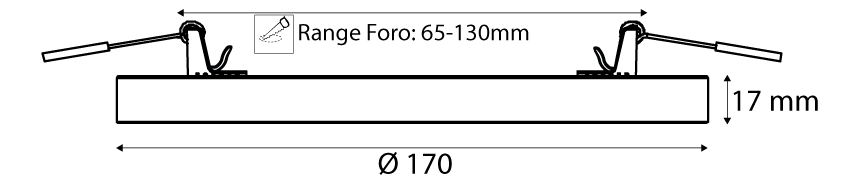 Plafoniera led Imperia iNEBULA 2IN1 D.170 3CCT 3POWER 6W/9W/12W 3000/4000/6000K 214268
