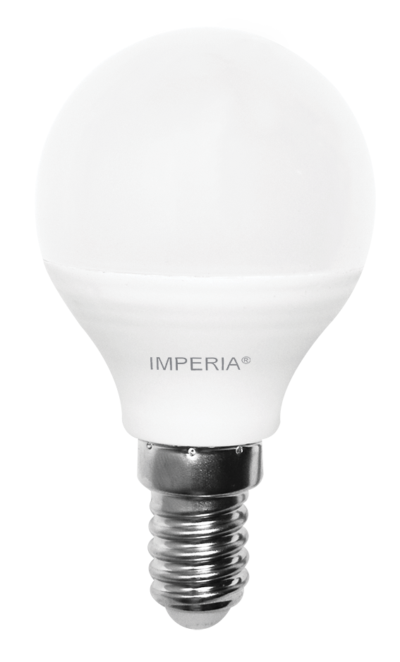 LAMPADINA LED SFERA IMPERIA OPALE E14 6W 230V 6500K 15000H 209486