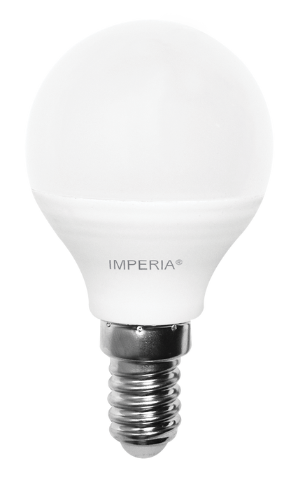 LAMPADINA LED SFERA IMPERIA OPALE E14 6W 230V 6500K 15000H 209486
