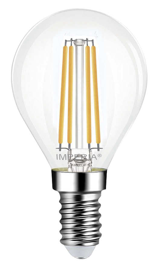 LAMPADINA LED SFERA IMPERIA E14 4000K 6W 230V 25000H FILAMENT WHITE 213827