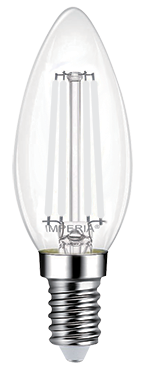 LAMPADINA LED OLIVA IMPERIA E14 3000K 4W 230V 25000H FILAMENT WHITE 213759