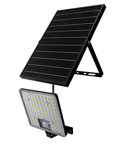 Proiettore led solare con pannello separato 30W-4800lm -3000-4000-6500K Bot lighting YUMA4800NK