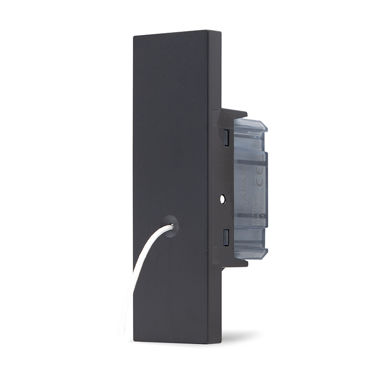 ZEN PULSANTE TIRANTE BAGNO NERO N207N