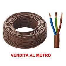 CAVO FS18OR18 450/750V sezione 3G2,5 mmq Marrone Antifiamma taglio al metro FS18OR183G2.5