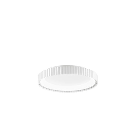 Plafoniera LED NIKE bianca in metallo CCT 39cm. LED-NIKE-PL40-BCO