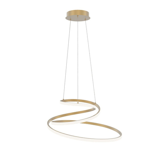 Sospensione LED COASTER in alluminio oro con interruttore CCT LED-COASTER-S-ORO