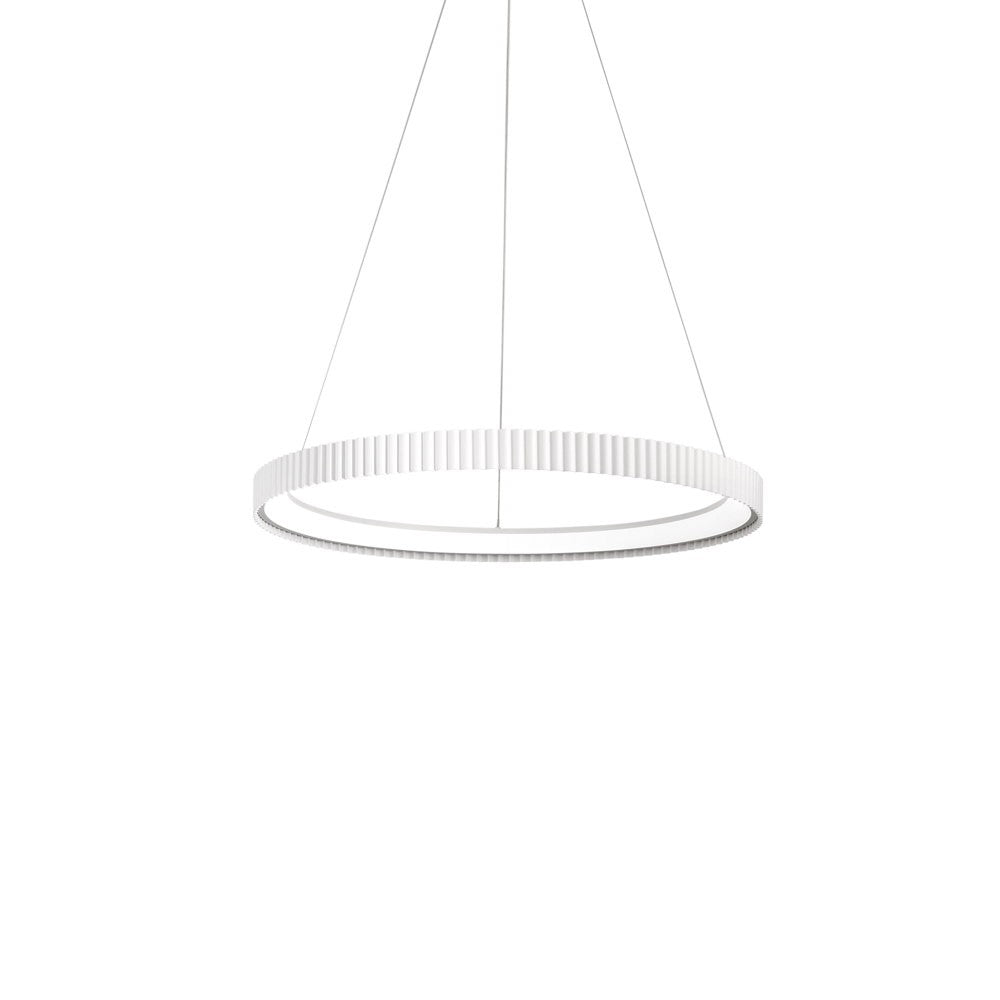 Sospensione LED NIKE bianca in metallo CCT 685cm. LED-NIKE-S70-BCO