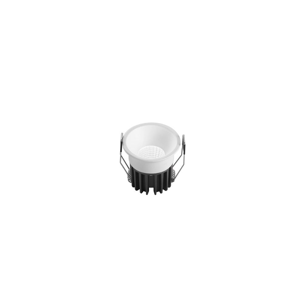 Faretto LED incasso QUARK in alluminio antiriflesso CCT con predisposizione DALI - 8W - bianco INC-QUARK-R8DA-BCO