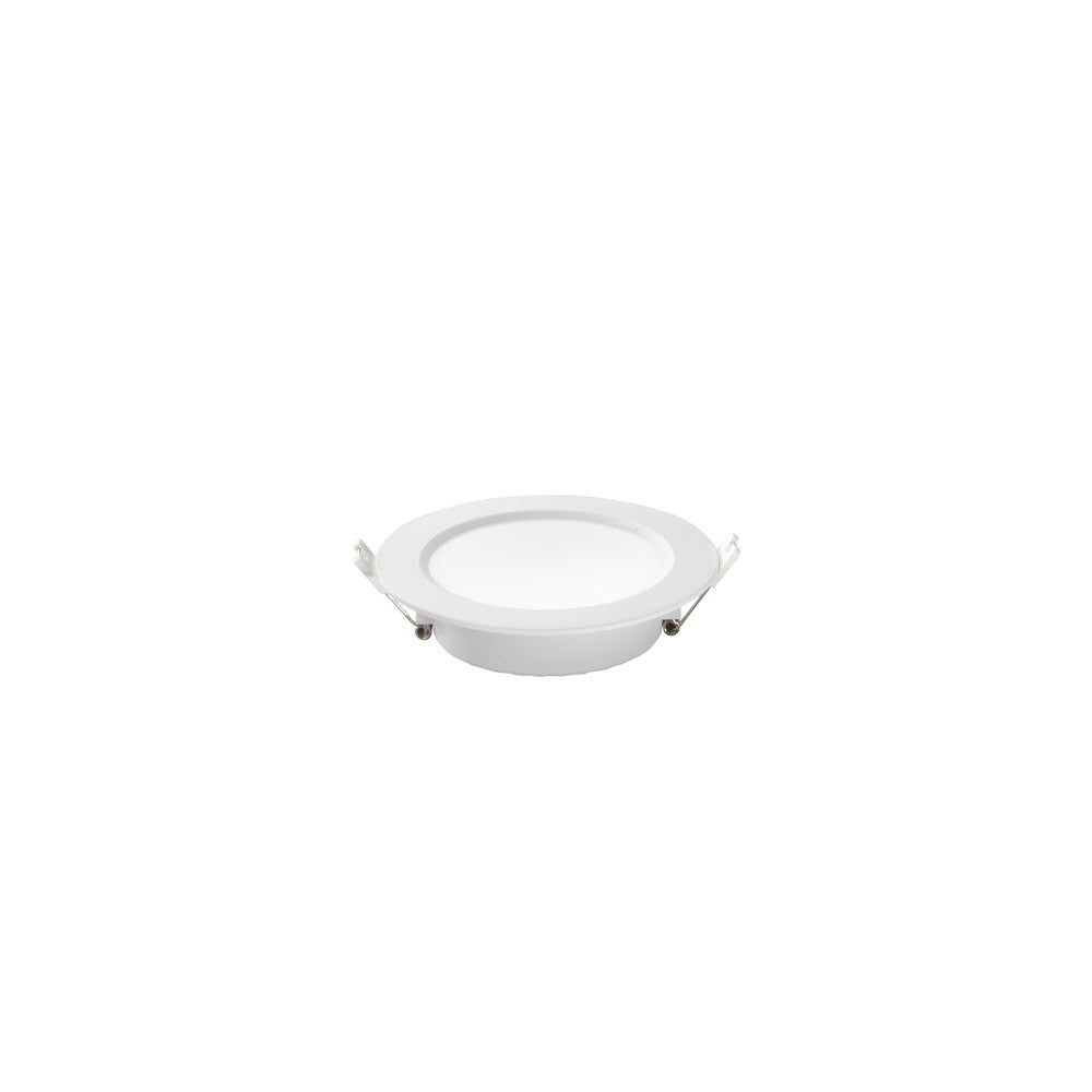 INCASSO LED SLIM TONDO TERMOPLASTICA BIANCO 6W 660LM CCT D.120.5X28.4MM INC-SLIM-R12