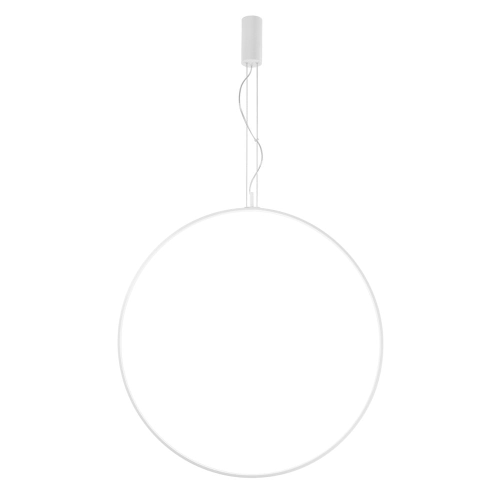 Sospensione LED TOORX in alluminio bianco CCT 100 cm. LED-TOORX-S100-BCO