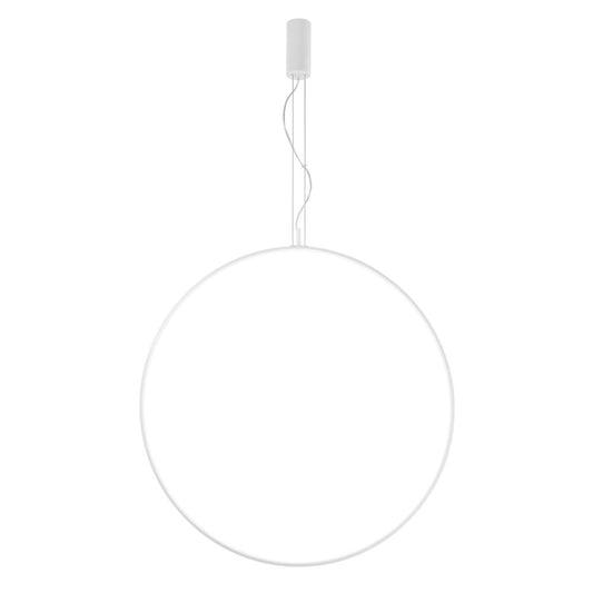 Sospensione LED TOORX in alluminio bianco CCT 100 cm. LED-TOORX-S100-BCO