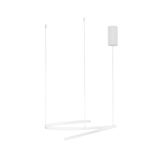 Sospensione LED MOMA in metallo verniciato bianco CCT LED-MOMA-S60-BCO