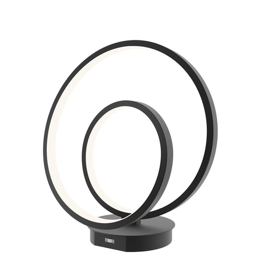 Lampada da tavolo LED LIEVE in alluminio nero CCT LED-LIEVE-L-NER