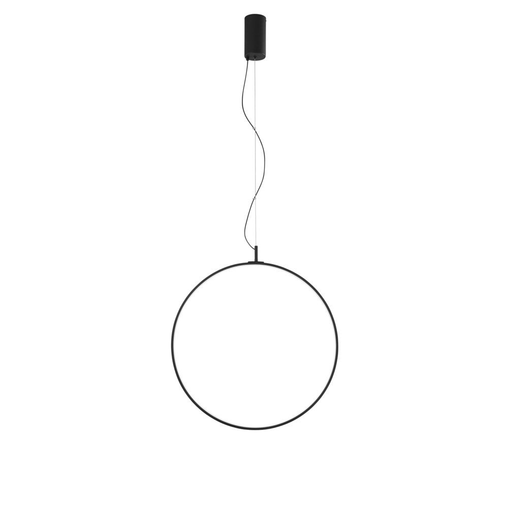 Sospensione LED TOORX in alluminio nero CCT 60 cm. LED-TOORX-S60-NER