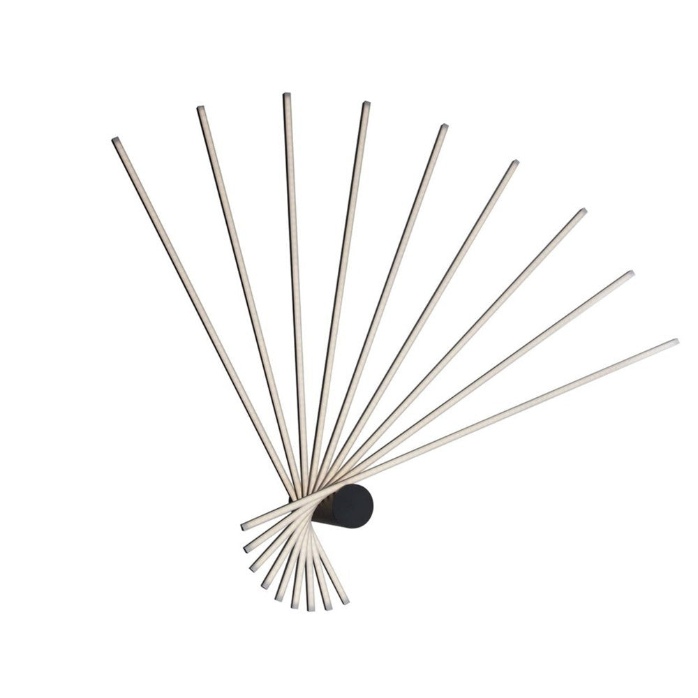 Plafoniera LED SHANGHAI 9 punti luce in alluminio nero 4000K (Luce naturale) LED-SHANGHAI-PL9 NERO