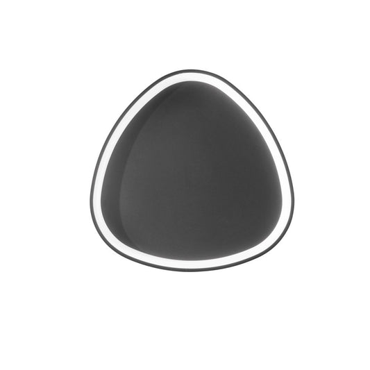 Plafoniera LED KLAPTON in alluminio nero CCT 65 cm. LED-KLAPTON-PL65-NER