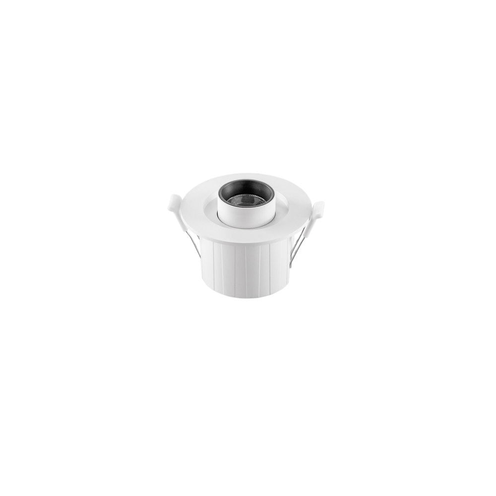 Faretto LED incasso SIDER antiriflesso estraibile ed orientabile - 1 luce - bianco INC-SIDER-1-BCO