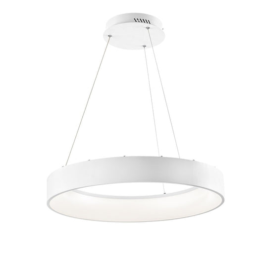 Sospensione LED NOAH bianca in alluminio CCT 60 cm. Faneurope LED-NOAH-S60-BCO