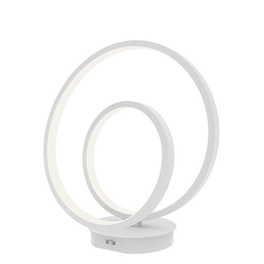 Lampada da tavolo LED LIEVE in alluminio bianco CCT LED-LIEVE-L-BCO