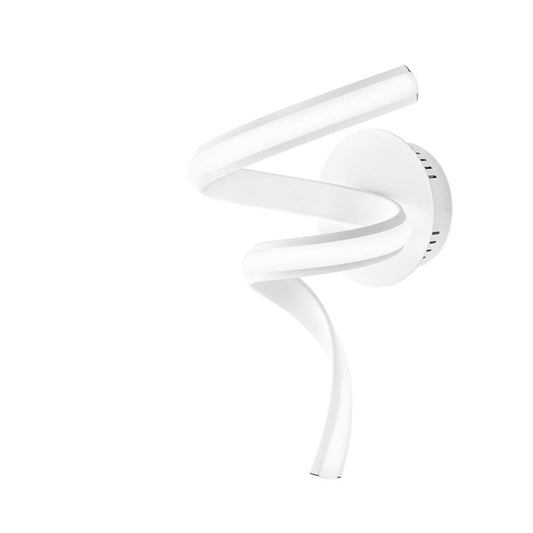 Applique LED MYSTRAL in alluminio bianco diffusore in silicone CCT LED-MYSTRAL-AP