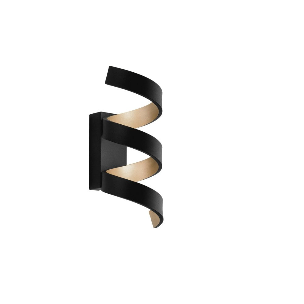 Applique LED HELIX in alluminio nera e oro 4000K (Luce naturale) LED-HELIX-AP3 NER