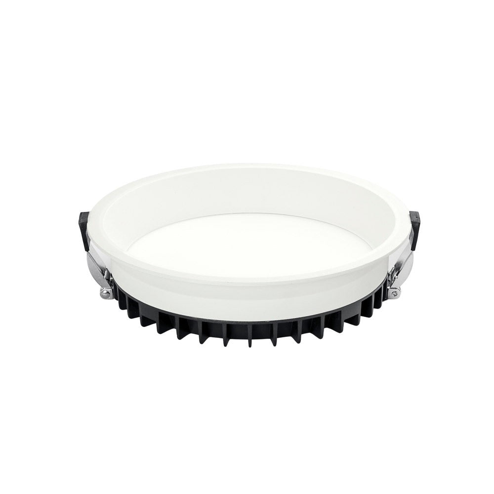 Faretto da incasso XANTO rotondo in alluminio bianco satinato con CCT 220x220cm INC-XANTO-R220