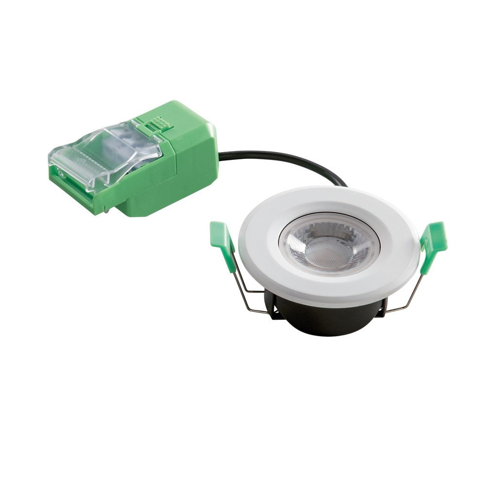 Faretto da incasso BBC con struttura il alluminio bianco con CCT  2700K / 3000K / 4000K / 6500K IP65  faneurope INC-BBC-R85-BCO