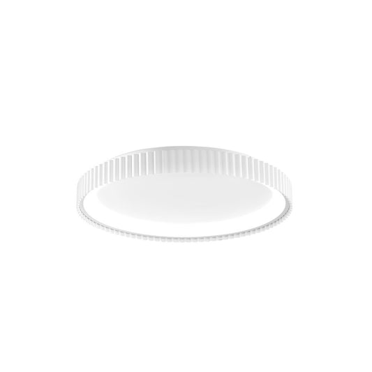 Plafoniera LED NIKE bianca in metallo CCT 49cm. LED-NIKE-PL50-BCO
