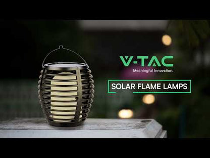 Lampada Solare V-TAC  LED a Forma di Torcia Effetto Fiamma 0,45W Multi Applicabile 2200K IP44 SKU 8558 VT-719